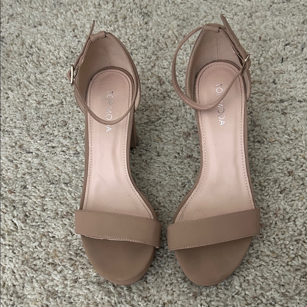 TOP Moda Women's Brown Heels